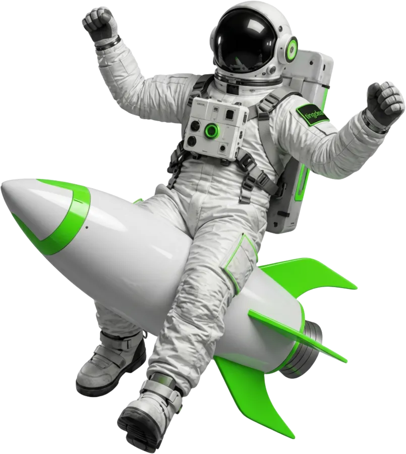 Rokete binen tingdea astronotu